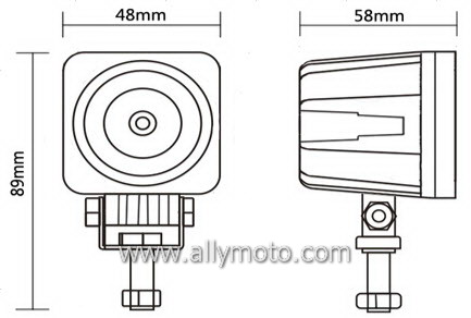 10W Cree LED Driving Light Work Light 1032